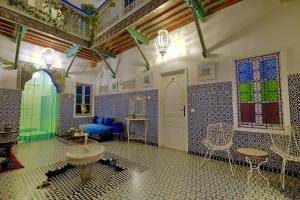 Posezení v ubytování Riad Hôtel Essaouira