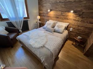 Posteľ alebo postele v izbe v ubytovaní La Dorbluche duplex apartment 10-11 person