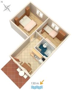 Půdorys ubytování Apartments by the sea Banjole, Pula - 3002 + 34 fotografií