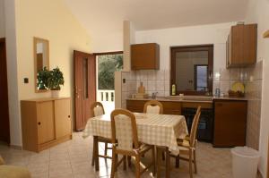 Kuchyňa alebo kuchynka v ubytovaní Apartments with a swimming pool Splitska, Brac - 2889