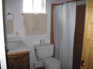 Koupelna v ubytování Cabanas El Cerrito