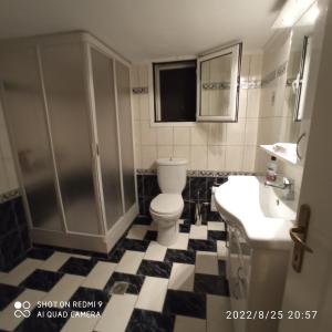 Koupelna v ubytování Kolhida home