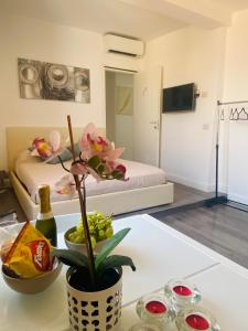 TV a/nebo společenská místnost v ubytování YOUR VATICAN TERRACE