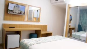Ένα ή περισσότερα κρεβάτια σε δωμάτιο στο Hotel Delphin-Nouadhibou