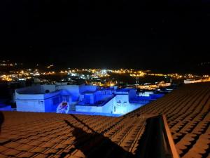Vista generica su Chefchaouen o vista sulla città dall'interno dell'hotel