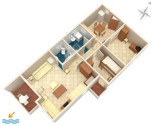 Grundriss der Unterkunft Apartments by the sea Kosljun, Pag - 3321