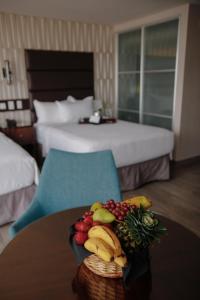 Cama ou camas em um quarto em Plaza Paitilla Inn