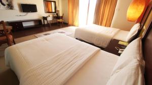 Μια τηλεόραση ή/και κέντρο ψυχαγωγίας στο Coron Gateway Hotel & Suites