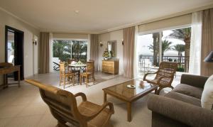 A seating area at Jaz Fanara Resort