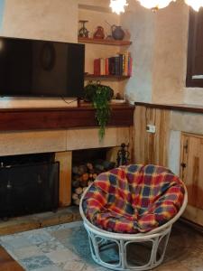 A seating area at Casa Joglar