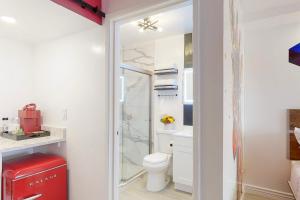 Koupelna v ubytování Hotel ZAZZ