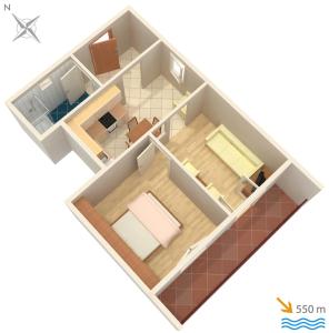 Fotografie z fotogalerie ubytování Apartments and rooms with parking space Krk - 3231 v destinaci Vrh