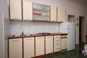 Kuchyň nebo kuchyňský kout v ubytování Family friendly seaside apartments Sukosan, Zadar - 3273