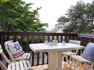 Balkón alebo terasa v ubytovaní Studio Cabine 4 Pers, Front de Mer, Balcon Sud, Parking Privé, Vélos Inclus, Aucun Animal Autorisé - FR-1-465-84