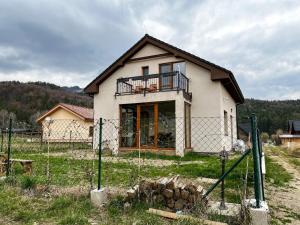 a house is being built in a field at Dovolenková chata Valča in Stará Turá