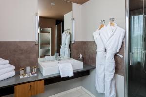 Koupelna v ubytování Hotel Restaurant Spa Ivan Vautier