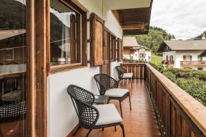 Balkón alebo terasa v ubytovaní Chalet Scherlin