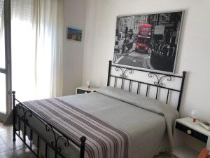 Säng eller sängar i ett rum på Hotel Peschici