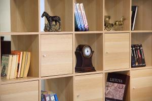 Knihovna v apartmánu
