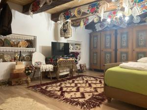 Posezení v ubytování Rustic Rooms
