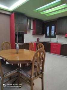 Kuchyň nebo kuchyňský kout v ubytování Christos House Souda
