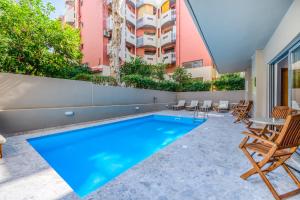 Bazén v ubytování Astron Hotel Rhodes nebo v jeho okolí