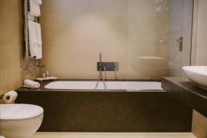 Koupelna v ubytování Hotel Piccola Vela