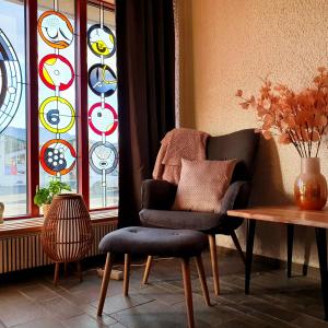 Predel za sedenje v nastanitvi The Bank Sleeping Guesthouse