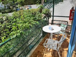 Μπαλκόνι ή βεράντα στο Apartment in Mpenitses near Beaches & Pool