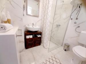 Koupelna v ubytování Studio Apartmani “Jarnečić”