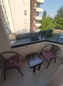 Balkón nebo terasa v ubytování Apartman Stamenković