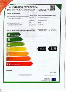 a receipt for a california gasification agreement at Precioso piso en Roquetas de Mar in Roquetas de Mar