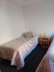 Una cama o camas en una habitación de ALMER HOSTAL