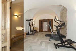 Posilňovňa alebo fitness centrum v ubytovaní Hotel Due Spade