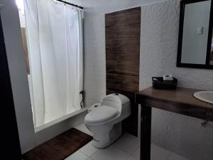Koupelna v ubytování Hotel Boutique Casa Umiña
