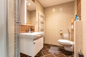 Kúpeľňa v ubytovaní Apartmány nad Šlikovkou