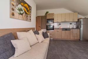 Kuchyň nebo kuchyňský kout v ubytování APARTMÁNY POD SJEZDOVKOU