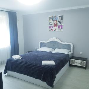 Postel nebo postele na pokoji v ubytování Andrhouse