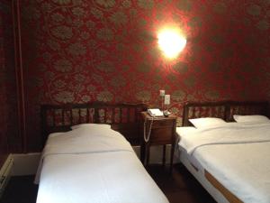 Postel nebo postele na pokoji v ubytování Hotel Du Nord