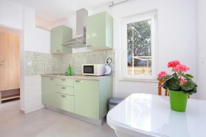 Kuchyň nebo kuchyňský kout v ubytování Apartments by the sea Duce, Omis - 2737