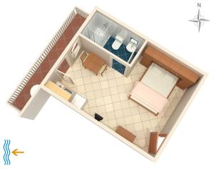 Postel nebo postele na pokoji v ubytování Apartments with parking space Metajna, Pag - 4116