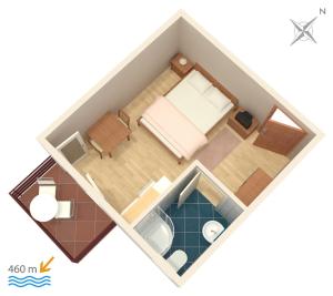 Posezení v ubytování Studio Vodice 4172c