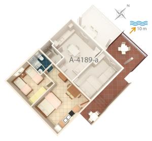 Fotografie z fotogalerie ubytování Apartment Bilo 4189b v destinaci Podgreben