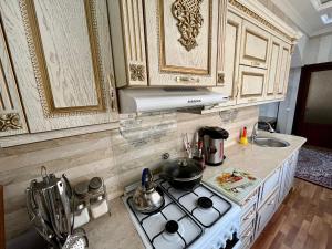 Η κουζίνα ή μικρή κουζίνα στο Samarkand luxury apartment #2