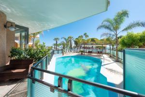 Výhled na bazén z ubytování Residence Playa nebo okolí