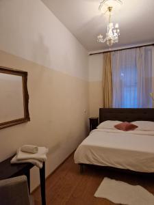 Postel nebo postele na pokoji v ubytování Apartment in Prague centre