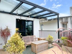 Balkoni atau teres di 鬧鐘關掉旅店 Alarm Off B&B