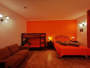 Postel nebo postele na pokoji v ubytování Hotel Neapolis