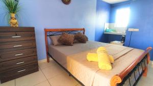 Cama o camas de una habitación en Golden Shell Residence