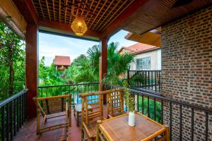 Balkon ili terasa u objektu The Little Village Homestay & Restaurant Ninh Bình
